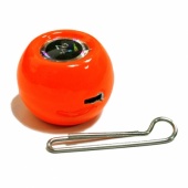 Груз крашеный разборная чебурашка "ШАР" 14 гр., цвет 13-люм. оранжевый.