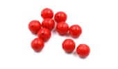 Бусина фидерная Namazu Soft Beads, PVC, круглая, d-7 мм, цв. фц. красный (20 шт.)