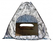 Палатка Condor автомат, зимняя 2,0 Х 2,0 X 1,7 м, КМФ бел, утепл, пол расстёгивается, двойная ткань