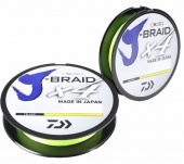 Шнур DAIWA "J-Braid X4" 0.21mm-135m (флуор-желтая)