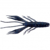 Силиконовая приманка Jackall Waver Shrimp 3.5" Black/Blue Shrimp