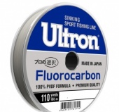 Флюорокарбон ULTRON Fluorocarbon 0,22 мм, 5,0 кг, 100 м, прозрачная