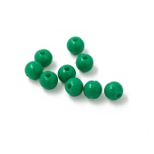 Бусина фидерная Namazu Soft Beads, PVC, d-5 мм, круглая, цв. темно-зеленый (20 шт.)