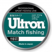 Леска ULTRON Match Fishing 0,117 мм, 1,5 кг, 100 м, светло-голубая