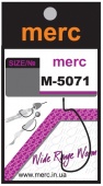 Крючок офсетный Merc M-5071 Wide Range Worm #1/0