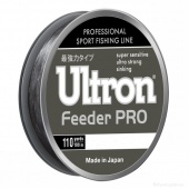 Леска ULTRON Feeder PRO 0,25 мм, 7,0 кг, 100 м, черная