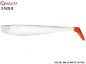 Силиконовая приманка Quantum-Mann's Q-Paddler 10cm #11-Solid White UV-Tail