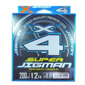 Плетёный шнур YGK X-Braid Super Jigman X4 200m #1.5/25lb