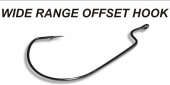 Крючок офсетный Crazy Fish Wide Range Offset Hook WROH 1/0