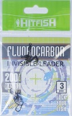 Поводок флюорокарбоновый HITFISH STRONG INVISIBLER LEADER (450 mm, d 0.81, 22,7 kg) (2 шт/уп)