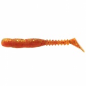 Силиконовая приманка REINS Rockvibe Shad 3.5" B64 (311 Brown Shrimp Red + 598 Motoroil Red Gold)