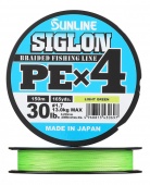 Шнур Sunline SIGLON PE X4 (light green) 150 m #2.0 (35 lb, 15.5kg)