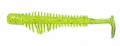 Силиконовая приманка B Fish & Tackle Pulse-R Paddle Tail 3.25" Chart-Silver Flake-White core