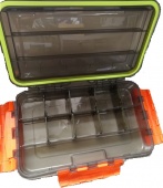 Коробка пластиковая для мелких принадлежностей двустороняя малая ( 270*170*50 мм)