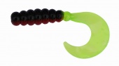 Силиконовая приманка Big Bite Baits Fat Grub 2-39 Red Black Chartreuse