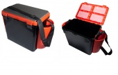Ящик зимний Helios FishBox односекционный (19л) оранжевый