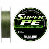 Шнур Sunline Super PE 150м 0,235мм 20Lb/10кг (темно-зеленый)