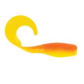 Силиконовая приманка Big Bite Baits Curl Tail Crappir Minnr 2-12 Orange/Chartreuse