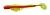 Силиконовая приманка B Fish & Tackle Pulse-R Paddle Tail 2.45" Chartreuse/Orange Core