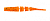 Силиконовая приманка LureMax Stitch Stick 1.5" 008 Fire Carrot