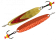 Блесна зимняя ECOPRO Судачья вертикальная красн.флекс, 70мм, 15гр,ObGRF