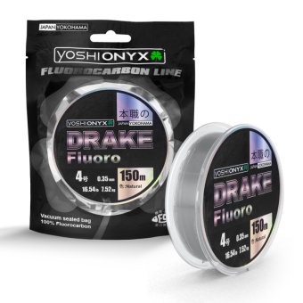 Леска Yoshi Onyx DRAKE FLUORO 100M 0.23 Natural