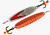 Блесна зимняя ECOPRO Судачья вертикальная красн.флекс, 60мм, 10гр,Ob SRF