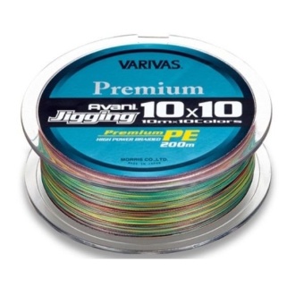Леска плетенка Varivas Avani Jigging 10x10 Premium PE 200m 0.8