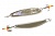 Блесна зимняя ECOPRO Судачья вертикальная серебр.флекс, 70мм, 15гр, S