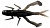 Силиконовая приманка Jackall Dragon Bug 3" Ebimiso/Black