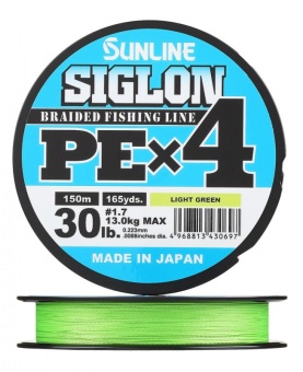 Шнур Sunlline SIGLON PE X4 (light green)