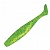 Силиконовая приманка Jackall Dagger Minnow 3.5” Chart/Lime Chart Flake