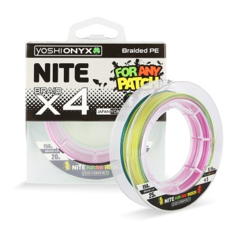 Леска плетеная Yoshi Onyx NITE 4 Multicolor, 1.0