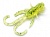 Силиконовая приманка FishUp Baffi Fly 1.5 #055 Chartreuse/Black