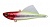 Ратлин Strike Pro Tornado Vibe 85, 85 мм, 25,6 гр,  Быстротонущий, цвет: X10-SBO Clown Silver 