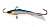 Балансир Strike Pro Challenger Ice 50, 50 мм, 22,7 гр, цвет: Blue Silver OB, (IF-011C#626E)